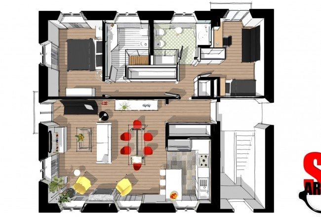 Pianta Progetto Casa