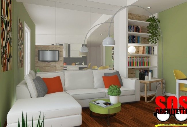 Render Soggiorno - Architetto Online